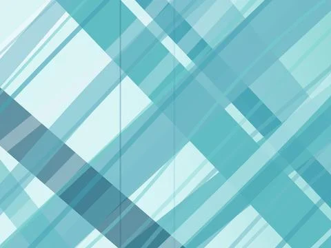 Abstract geometric pattern in blue and teal with overlapping diamond shapes.. Stock Illustration