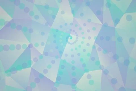 Abstract geometric pattern with blue and green shapes Stock Illustration
