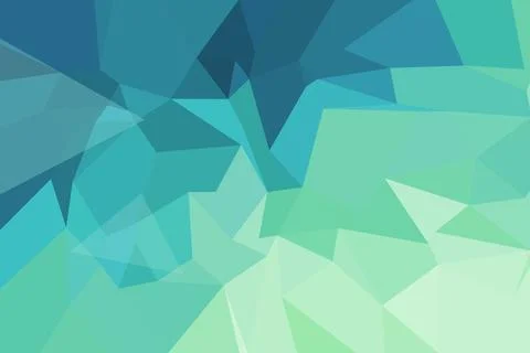 Abstract geometric pattern with blue and green shades Stock Photos