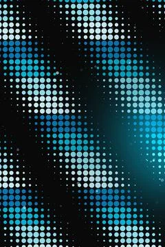 Abstract Geometric Pattern with Blue and White Dots Stock Photos