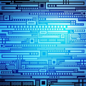 Abstract geometric pattern on a blue background. Stock Illustration