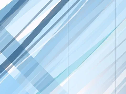 Abstract geometric pattern with blue diagonal stripes and soft gradients, c.. Stock Illustration