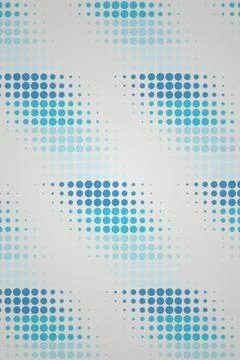 Abstract Geometric Pattern with Blue Dots Stock Photos