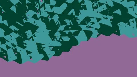 Abstract geometric pattern with blue green and purple shapes Illustrazione stock