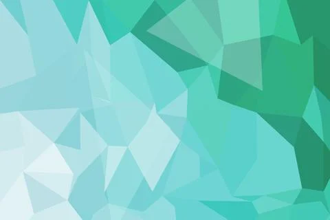 Abstract geometric pattern with blue green shades Stock Illustration