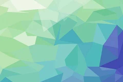 Abstract geometric pattern with blue green shades background Stock Photos