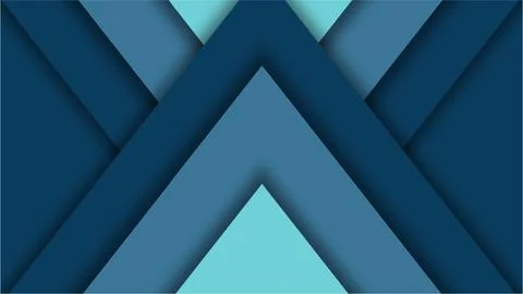 Abstract Geometric Pattern with Blue Shades for Modern Design. Stockillustratie