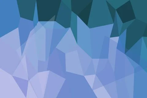 Abstract geometric pattern with blue shades and sharp shapes Stock Photos