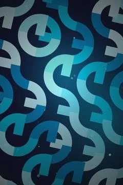 Abstract Geometric Pattern Blue Teal Stock Photos