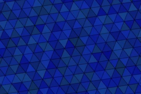 Abstract geometric pattern with blue triangles and polygons Illustrazione stock