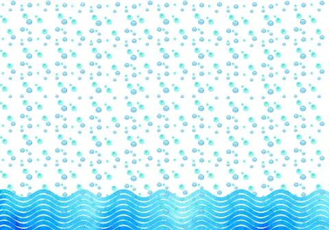 Abstract geometric pattern with blue wave. Stock Illustration