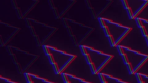 Abstract geometric pattern in bold colors visually striking arrangement of lines Stock Footage 263812098