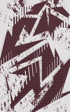 Abstract geometric pattern with bold jagged shapes 스톡 일러스트