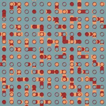 Abstract geometric pattern. Bright background 3d rendering digital illustration 스톡 일러스트
