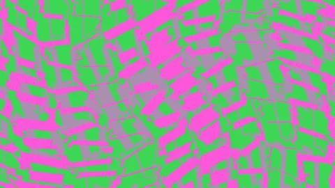 Abstract geometric pattern with bright pink and green colors Stock Illustration
