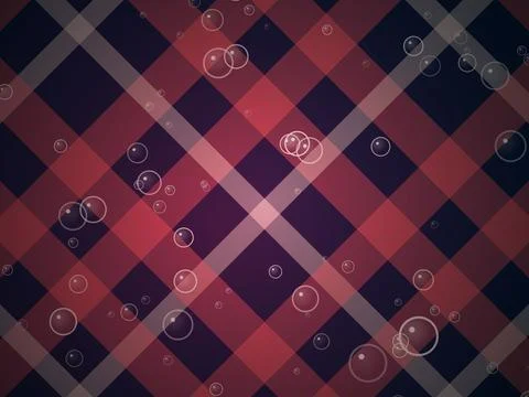 Abstract Geometric Pattern with Bubbles Stock Photos