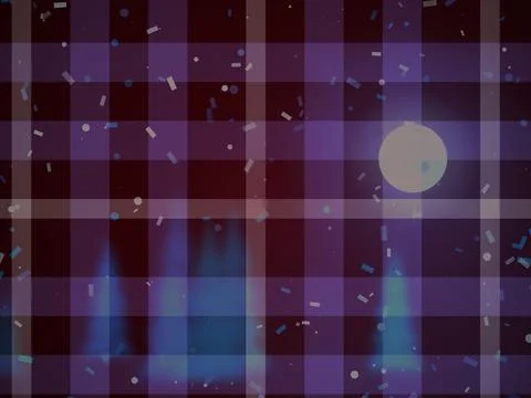Abstract Geometric Pattern with Celestial Elements Ilustración de archivo