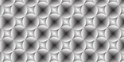 Abstract geometric pattern circle with sparkle glowing light gray background Stock Illustration