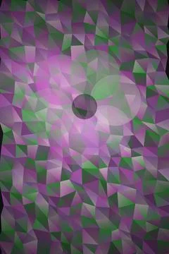 Abstract Geometric Pattern with Circles Stock Illustration