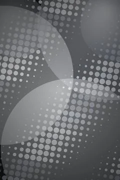 Abstract Geometric Pattern with Circles Stock Illustration