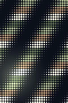 Abstract Geometric Pattern with Circles Stock Illustration
