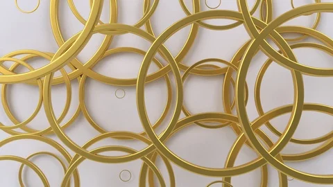 Abstract geometric pattern with circles. Loopable moving background. Stock Footage 118092497