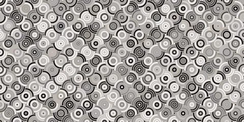 Abstract geometric pattern circles overlapping traditional background Illustrazione stock