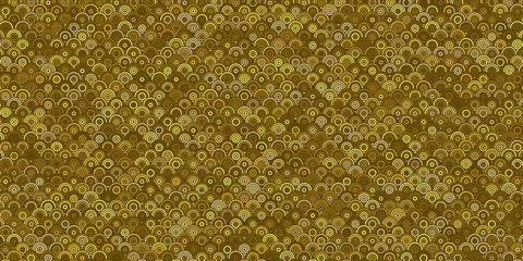 Abstract geometric pattern circles overlapping traditional gold background Stock Illustration