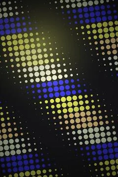 Abstract Geometric Pattern with Circles Stockfoto's