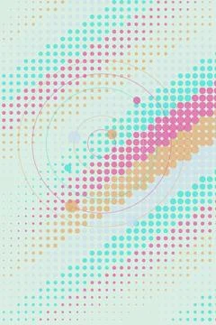 Abstract Geometric Pattern with Circles Stock Photos