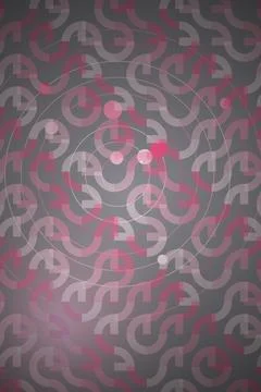 Abstract Geometric Pattern with Circular Elements Stock Photos