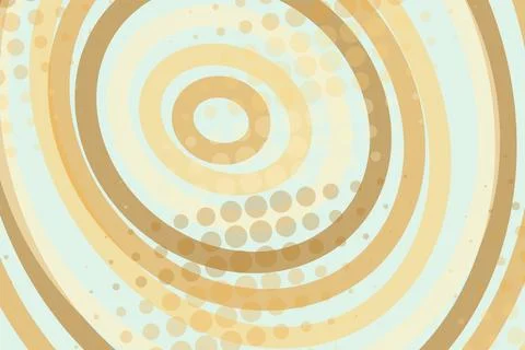 Abstract geometric pattern with circular shapes in beige Stock Photos