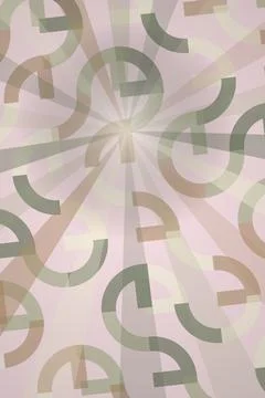 Abstract Geometric Pattern with Circular Shapes Stock Photos
