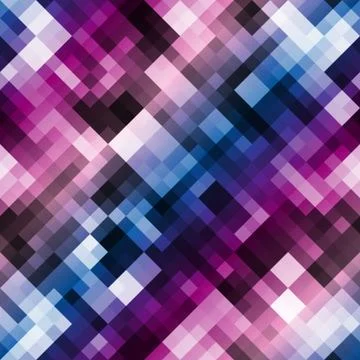 Abstract geometric pattern with color gradient. Stock Illustration