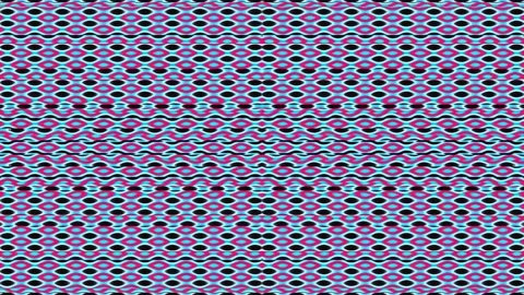 Abstract Geometric Pattern with Color Shift and Glitch Effects. Stock Footage 342025727