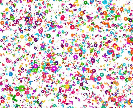 Abstract geometric pattern. Colored shapes. Stock Illustration