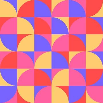 Abstract geometric pattern colorful background Stock Illustration