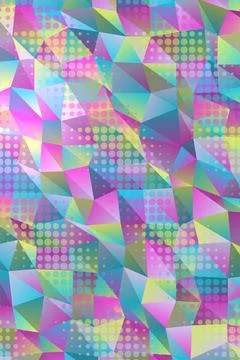 Abstract Geometric Pattern Colorful Background Stock Photos
