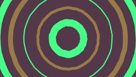 Abstract geometric pattern with colorful concentric circles Stockillustratie
