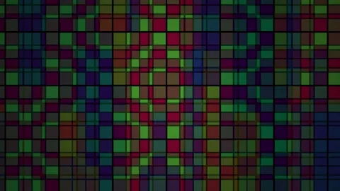 Abstract Geometric Pattern of Colorful Cubes and Shapes. Stock Footage 334458991