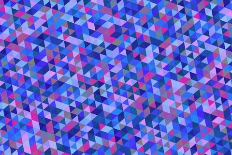 Abstract geometric pattern with colorful cubes in shades of blue Stockillustratie