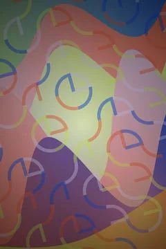 Abstract Geometric Pattern Colorful Design Stockfoto's
