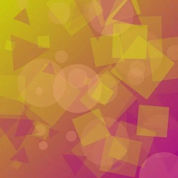 Abstract Geometric Pattern with Colorful Gradient Background and Transparen.. Illustrazione stock