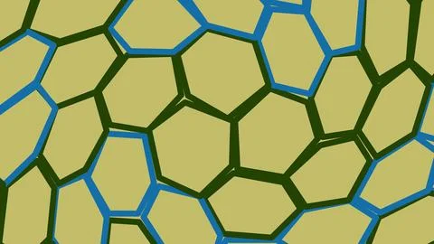 Abstract geometric pattern with colorful hexagon shapes Illustrazione stock
