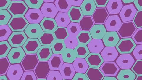 Abstract geometric pattern with colorful hexagons イラスト素材