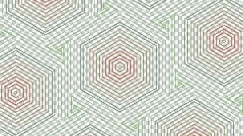 Abstract geometric pattern with colorful hexagons. Modern digital design for 스톡 일러스트