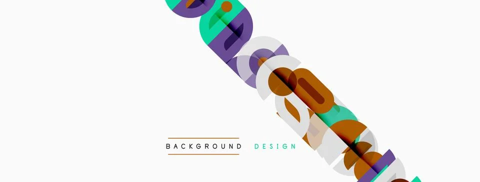 Abstract geometric pattern. Colorful lines create dynamic diagonal compositio Stock Illustration