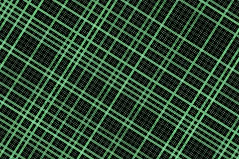 Abstract geometric pattern with colorful lines on black background 库存插图