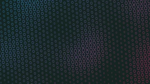 Abstract geometric pattern with colorful overlapping circular shapes design Stock Footage 348717519