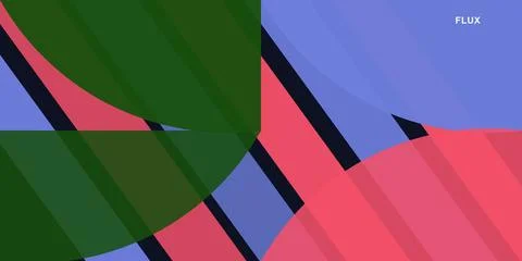 Abstract geometric pattern with colorful shapes and lines Illustrazione stock